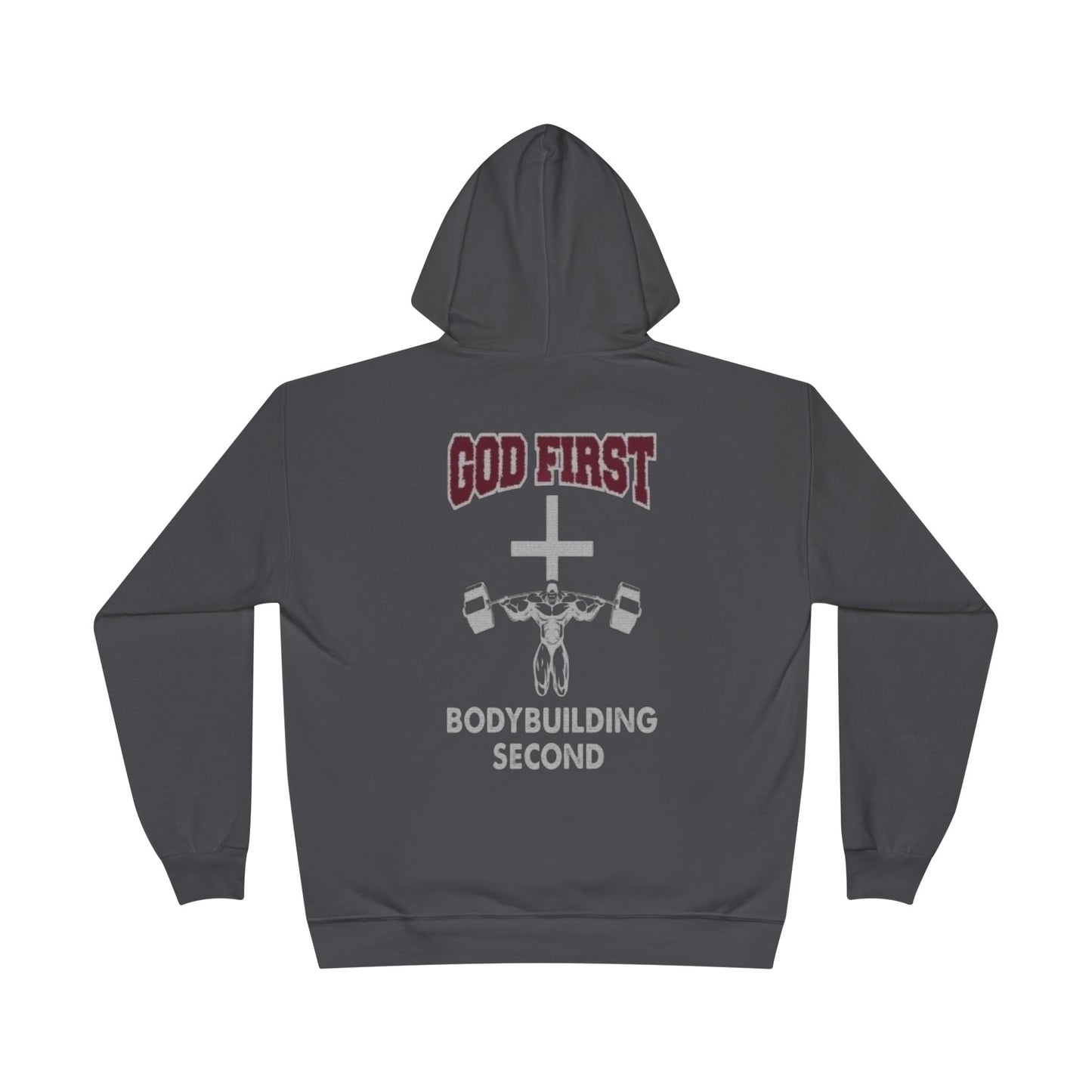 Fitness Hoodie - 'God First, Bodybuilding Second'