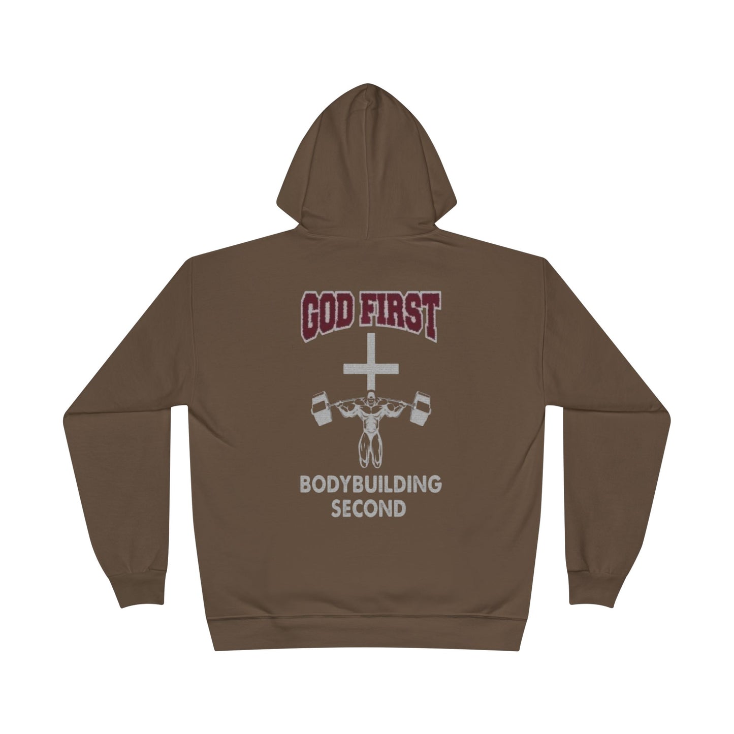 Fitness Hoodie - 'God First, Bodybuilding Second'